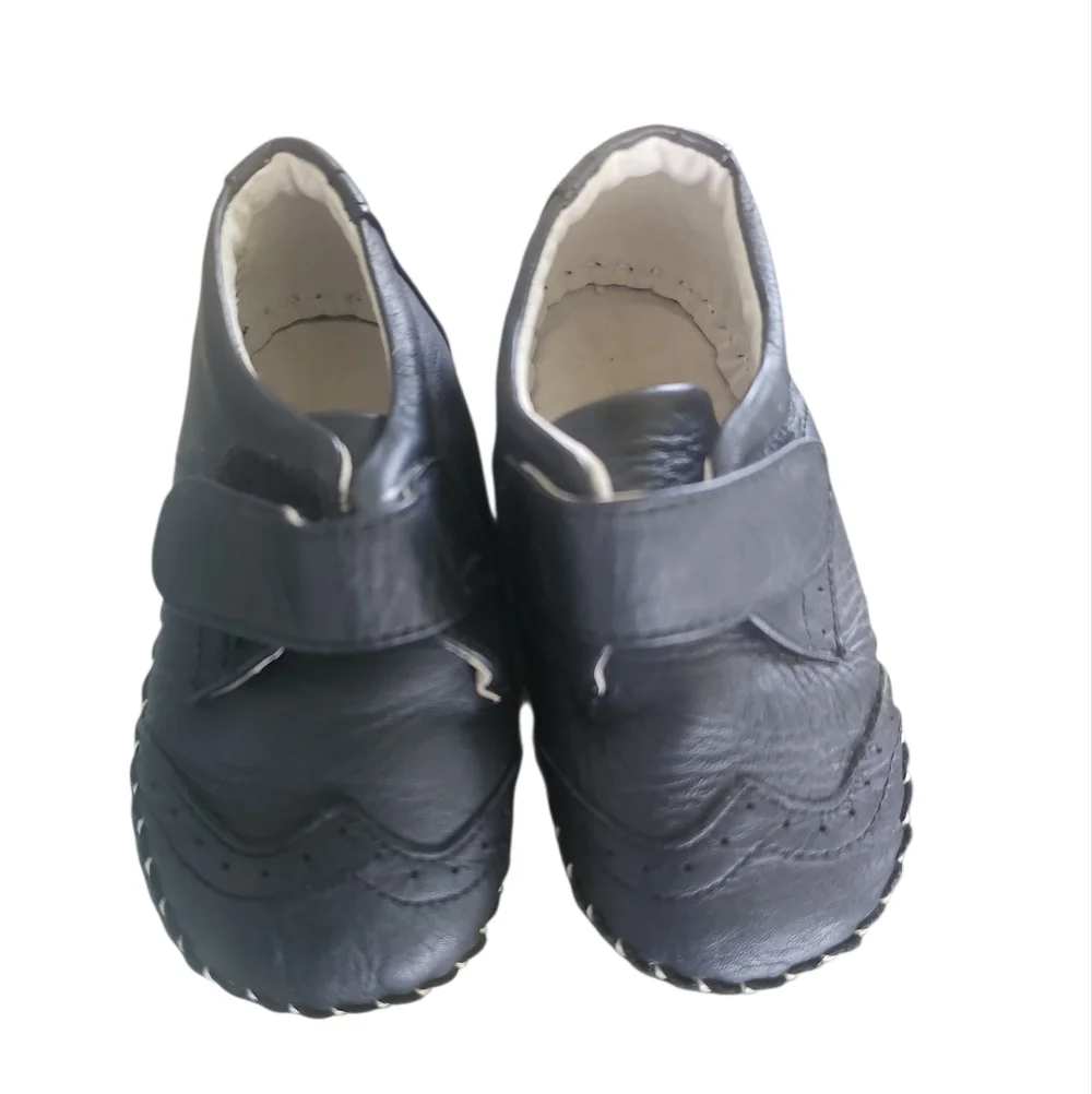 Pediped Originals Ashton Wingtip Black Leather Shoes Toddler .. Sz 18 - 24 Month